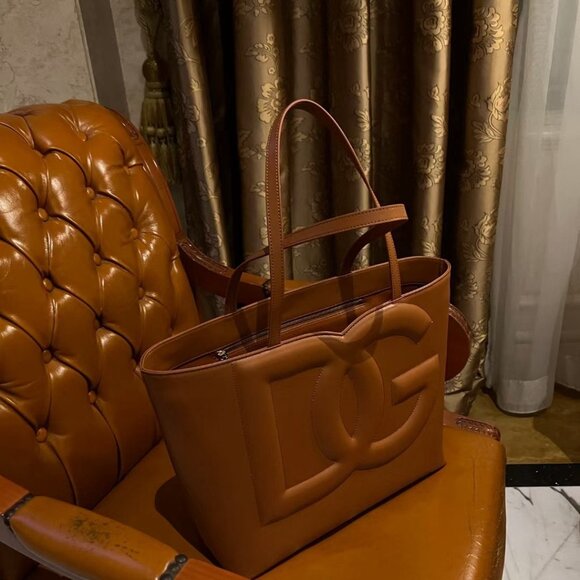 Dolce&Gabbana Brown Tote Bag Shoulder Bag - Picture 3 of 7